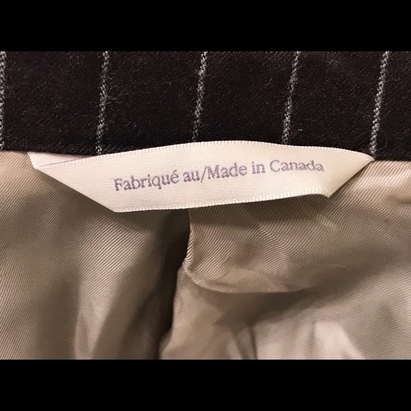 Samuelsohn Brown Stripe Wool Sport Coat Blazer - Picture 10 of 16